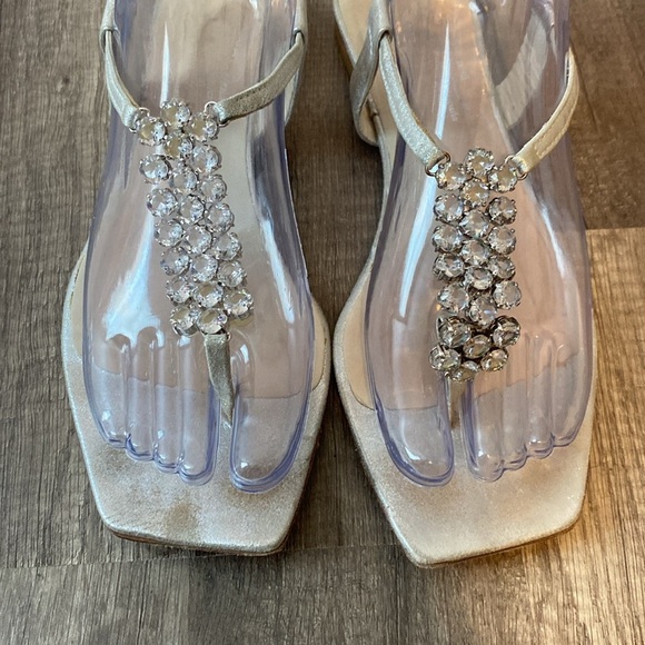 Pedro Garcia
Leather Crystal Embellishments T-Strap Sandals
Women's Size 39 - Picture 5 of 8